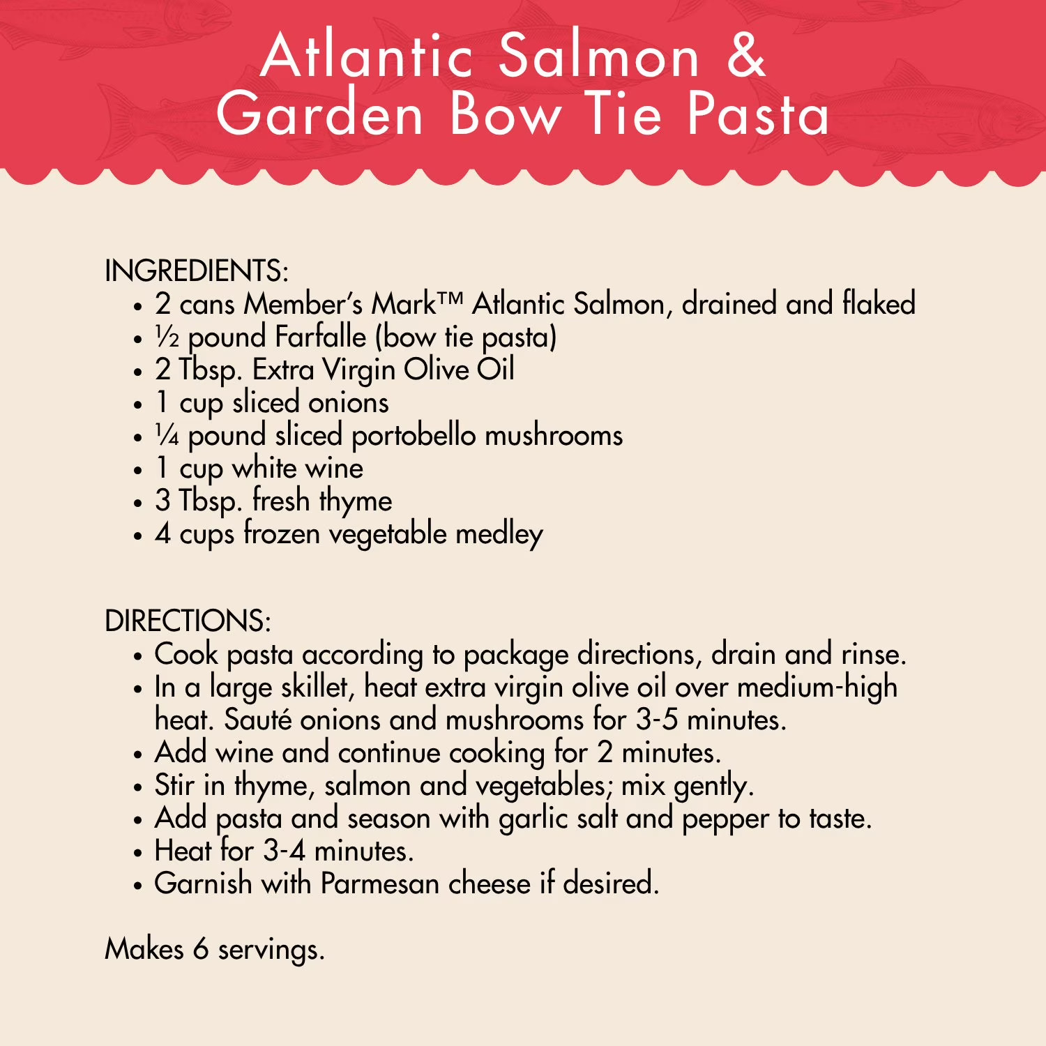 Member’s Mark Canned Atlantic Salmon, 24 grams protein per can (7 oz., 5 pack.)