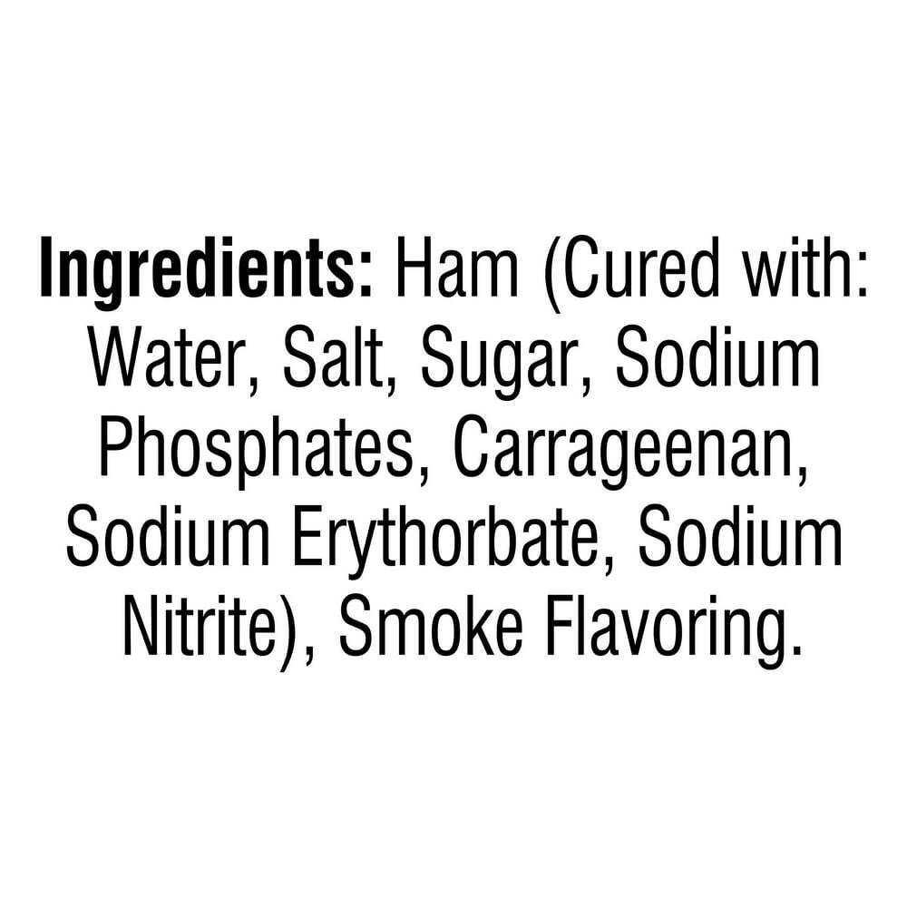 4 Pack Bristol Smoke Flavor Cooked Ham High Protein 16 oz Boneless Protein Ham