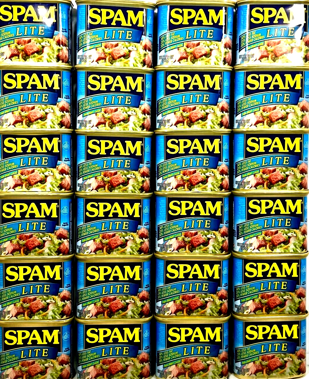 Spam Lite Luncheon Meat 12 oz ( Pack of 24 )~4/2027
