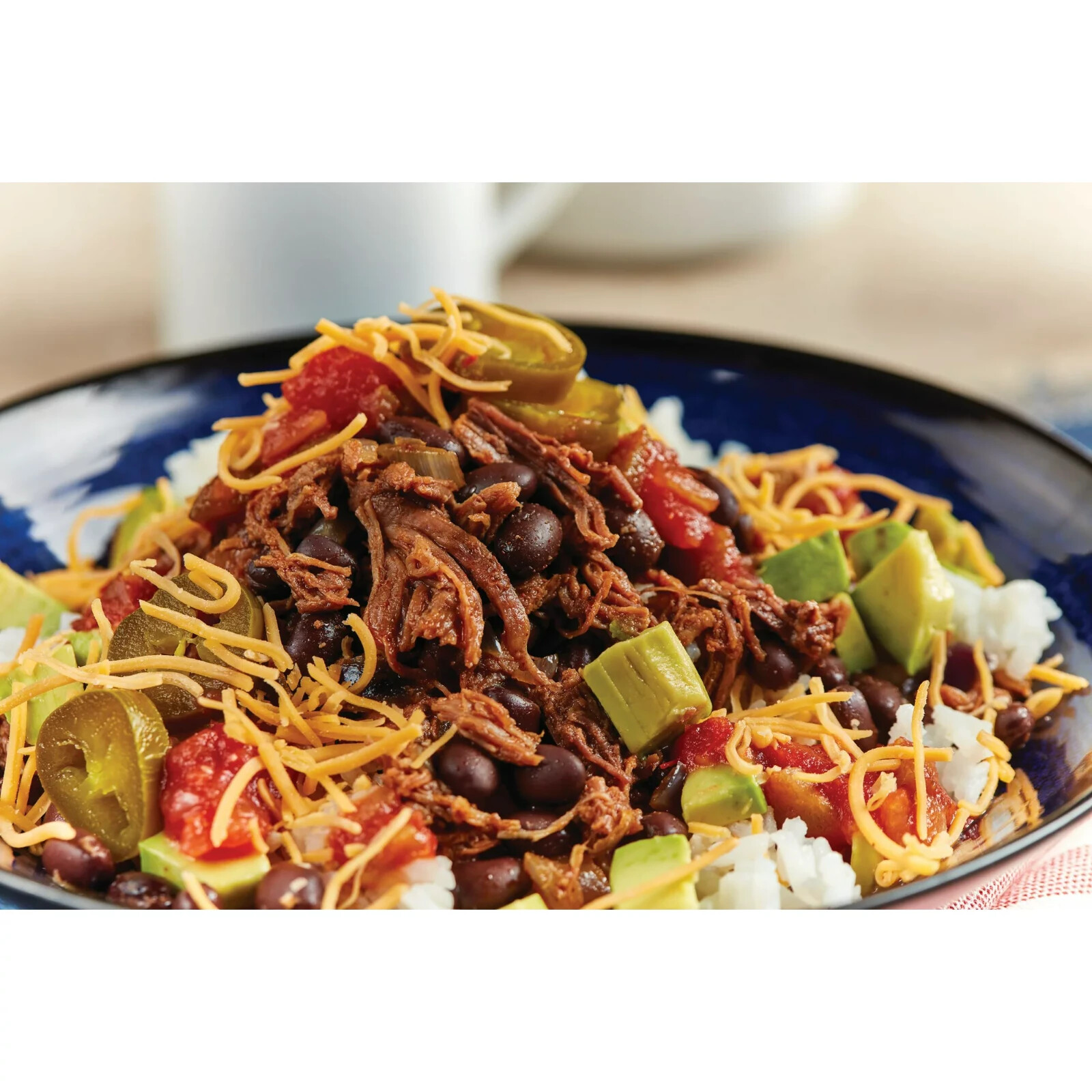 Hereford Shredded Beef Brisket & Beef Broth Ready to Eat Meat 3 Pouches 10/2026