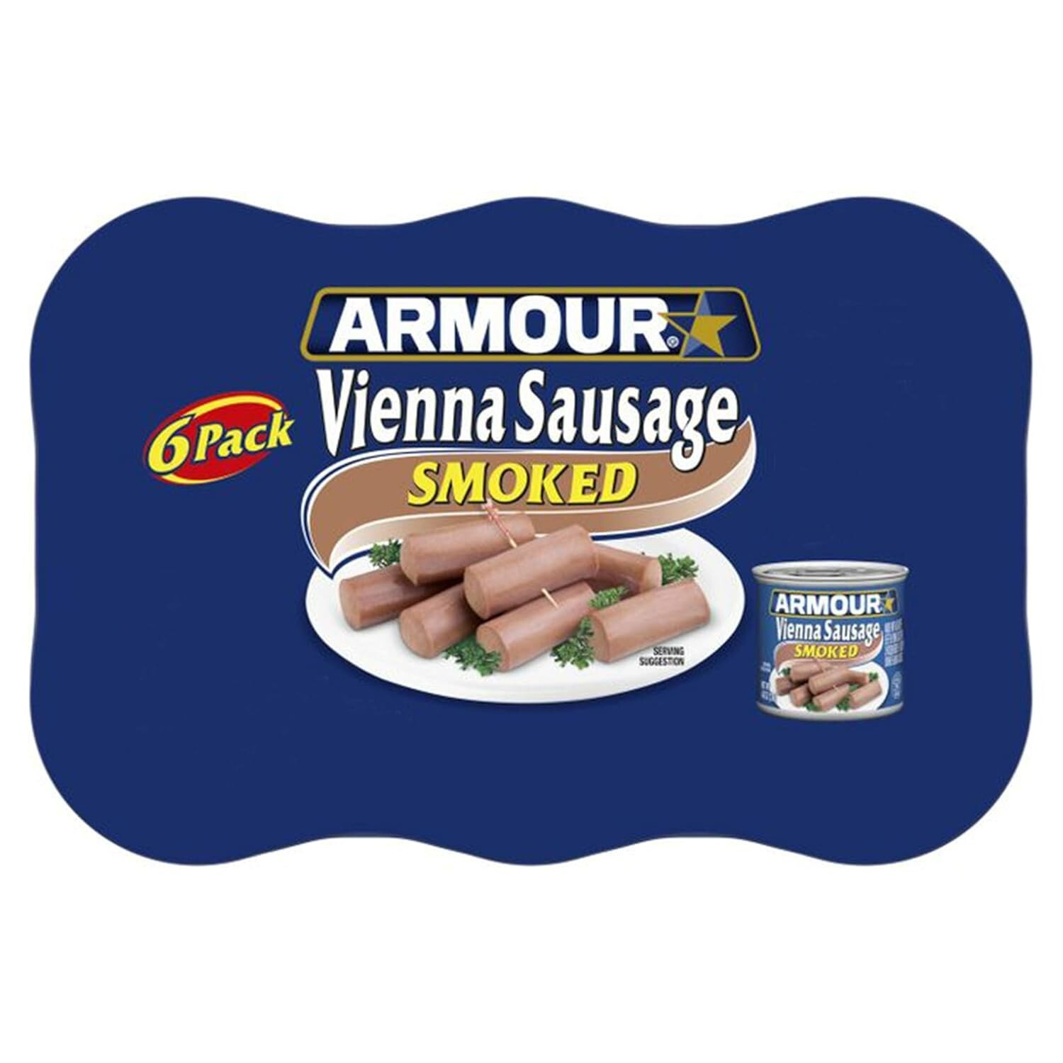 ARMOUR VIENNA SAUSAGE MEAT SMOKED FLAVOR 4.6 OZ CAN (6 CT) HOT DEAL