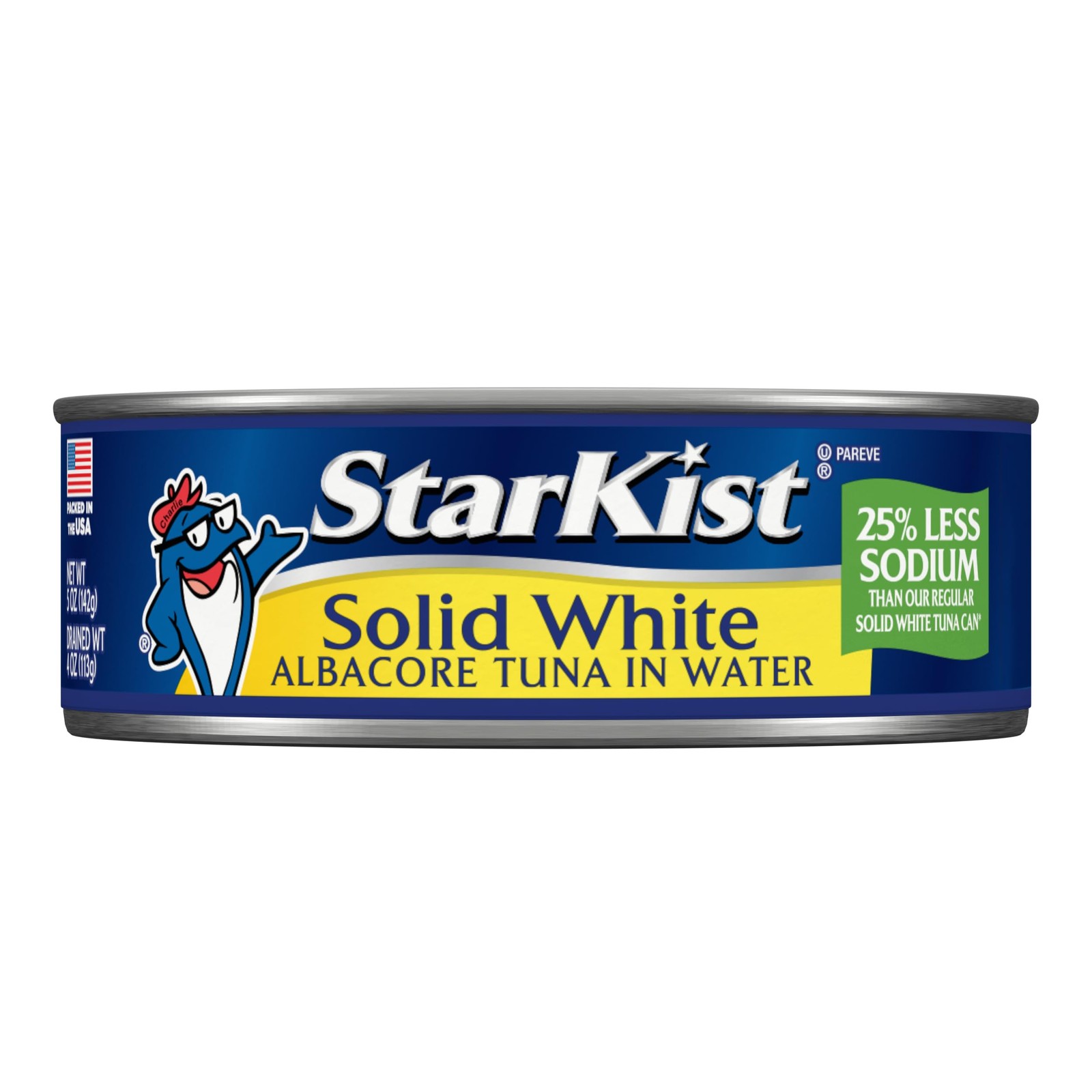 StarKist Solid White Albacore in Water 25% Less Sodium, 5 oz 24 Pack Canned T…