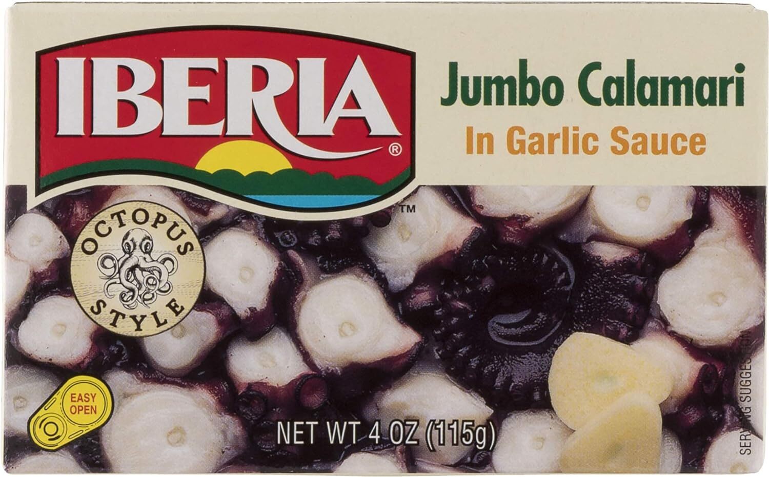 Iberia Jumbo Calamari in Garlic Sauce 4 oz