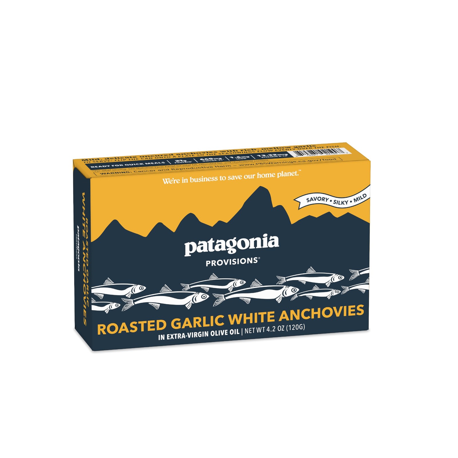 Roasted Garlic White Anchovies | Responsibly Sourced in Spain | 21g Protein &…