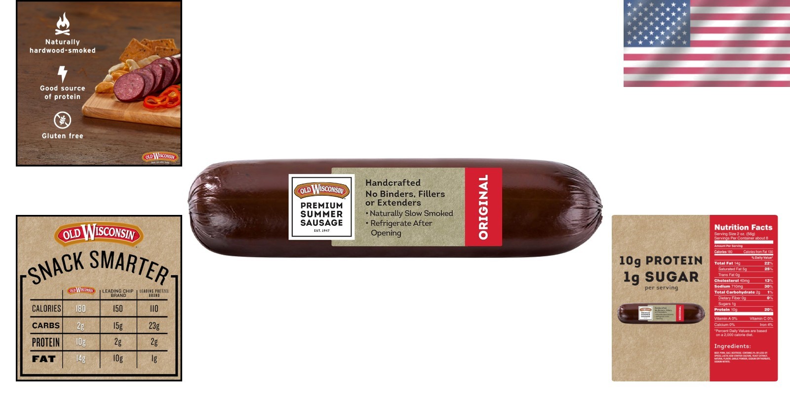 Summer Sausage 16oz Natural Meat