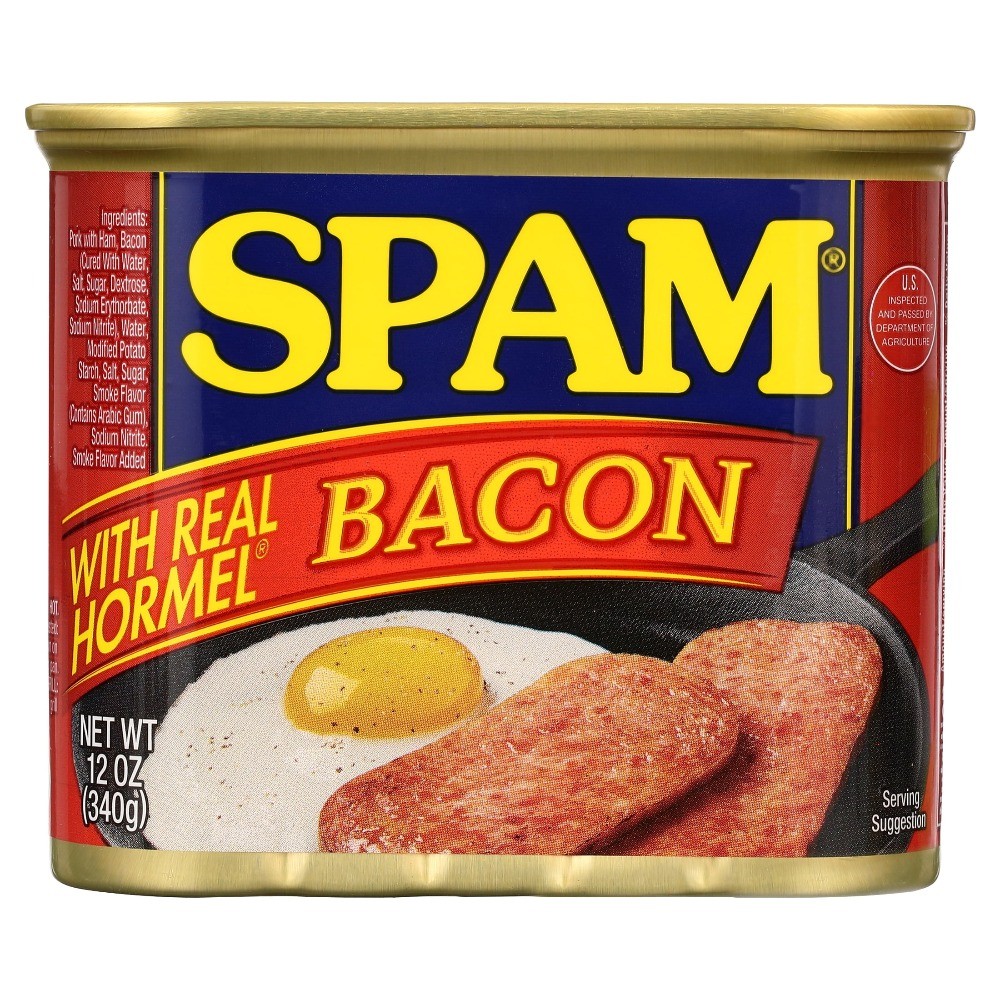(3-pack) Luncheon meat with Hormel bacon, 12 oz aluminum can