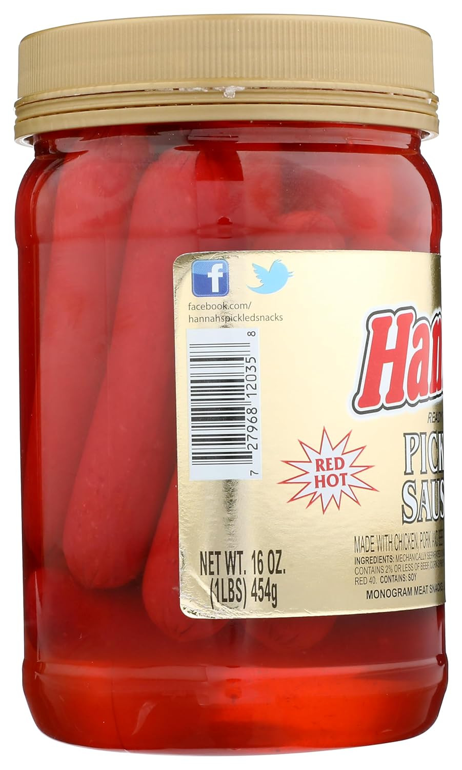 PICKLED SAUSAGE 16Oz. JAR