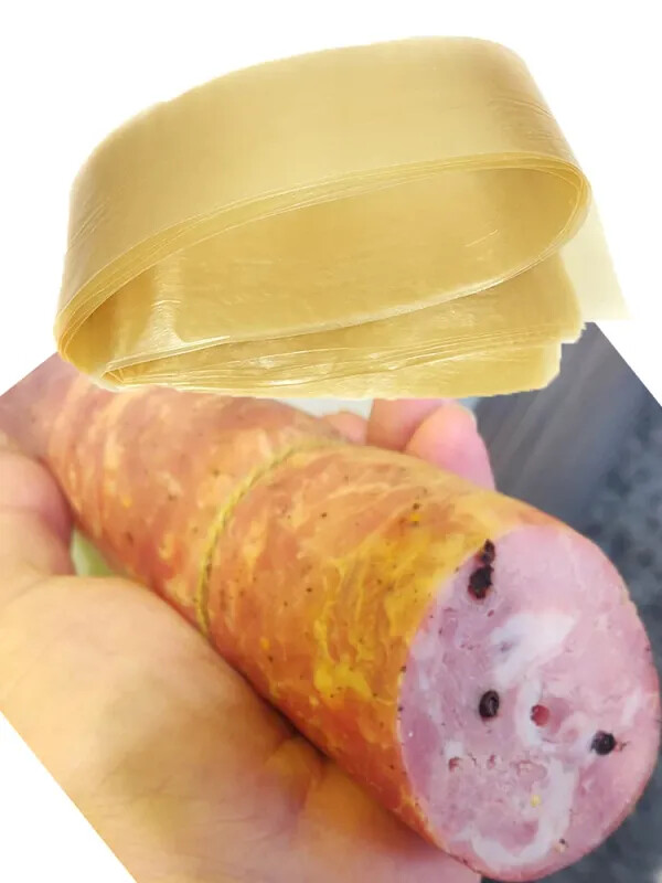 9 Pcs/Lot Large Sausage Casings for Salami Each Length 100cm Wide 75mm Inedible