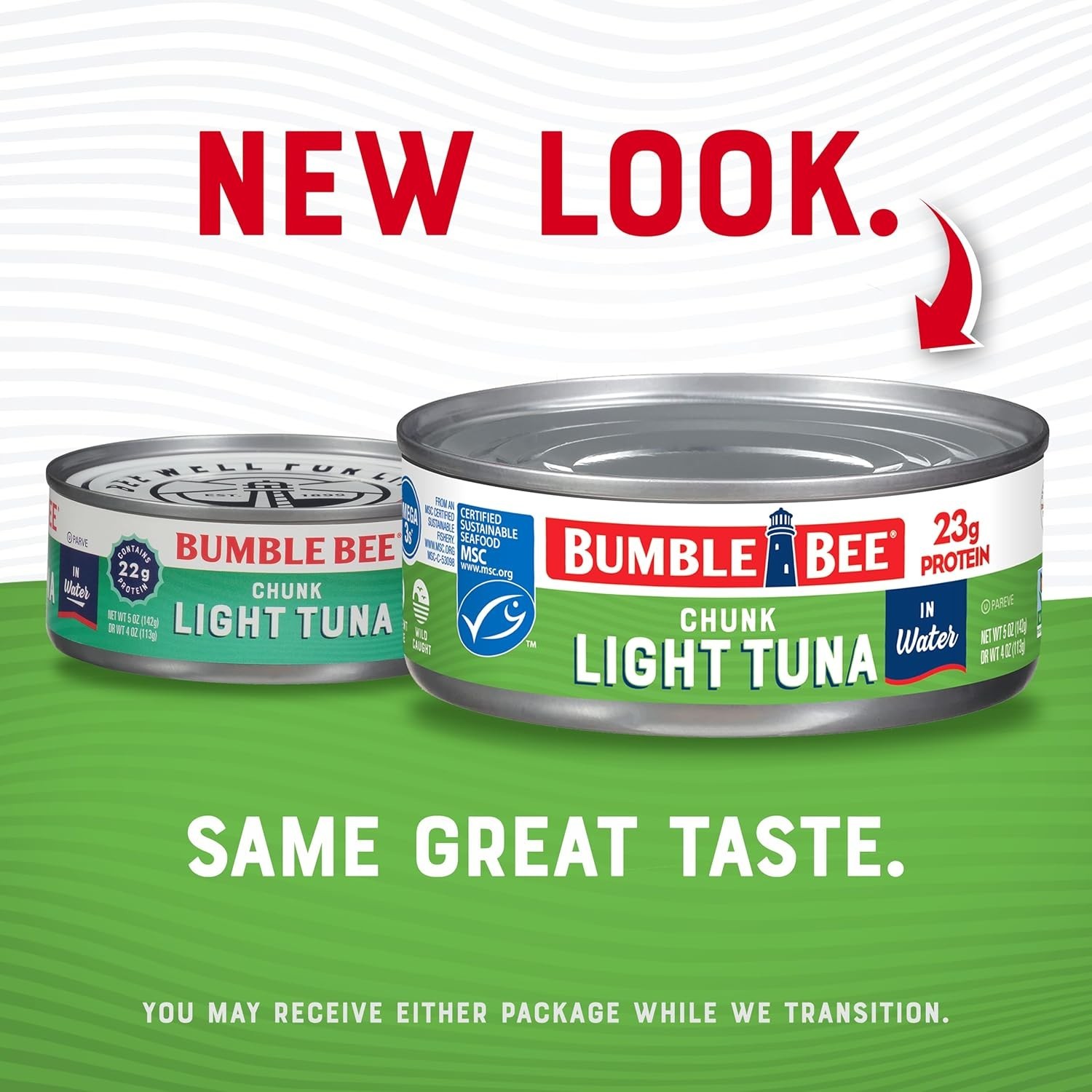 Bumble Bee Chunk Light Tuna In Water, 5 oz Cans (Pack of 24) – Wild Caught Skipj