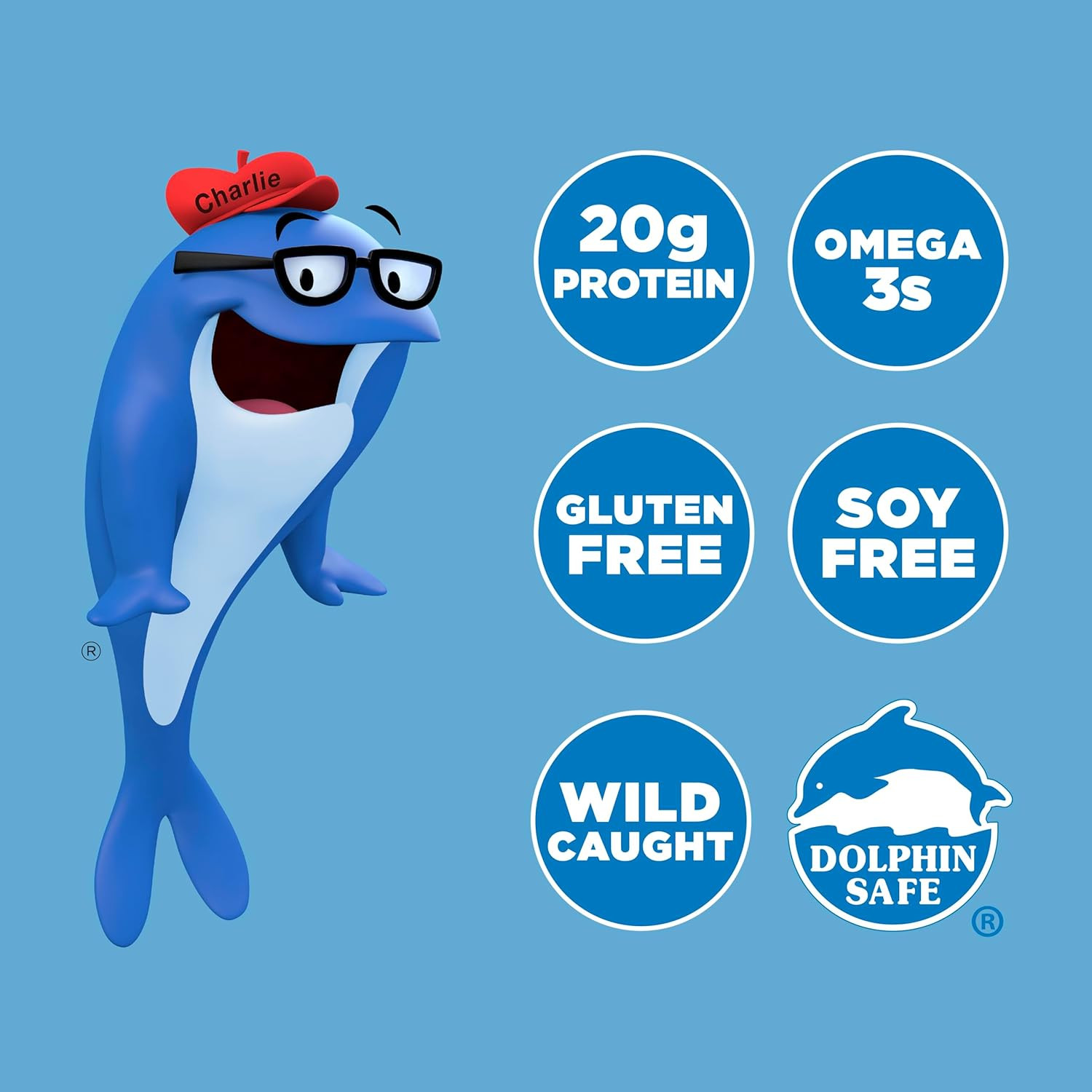 Chunk Light Tuna in Water,5 Oz Canned Tuna Fish,Wild Caught,Gluten Free,Ready to