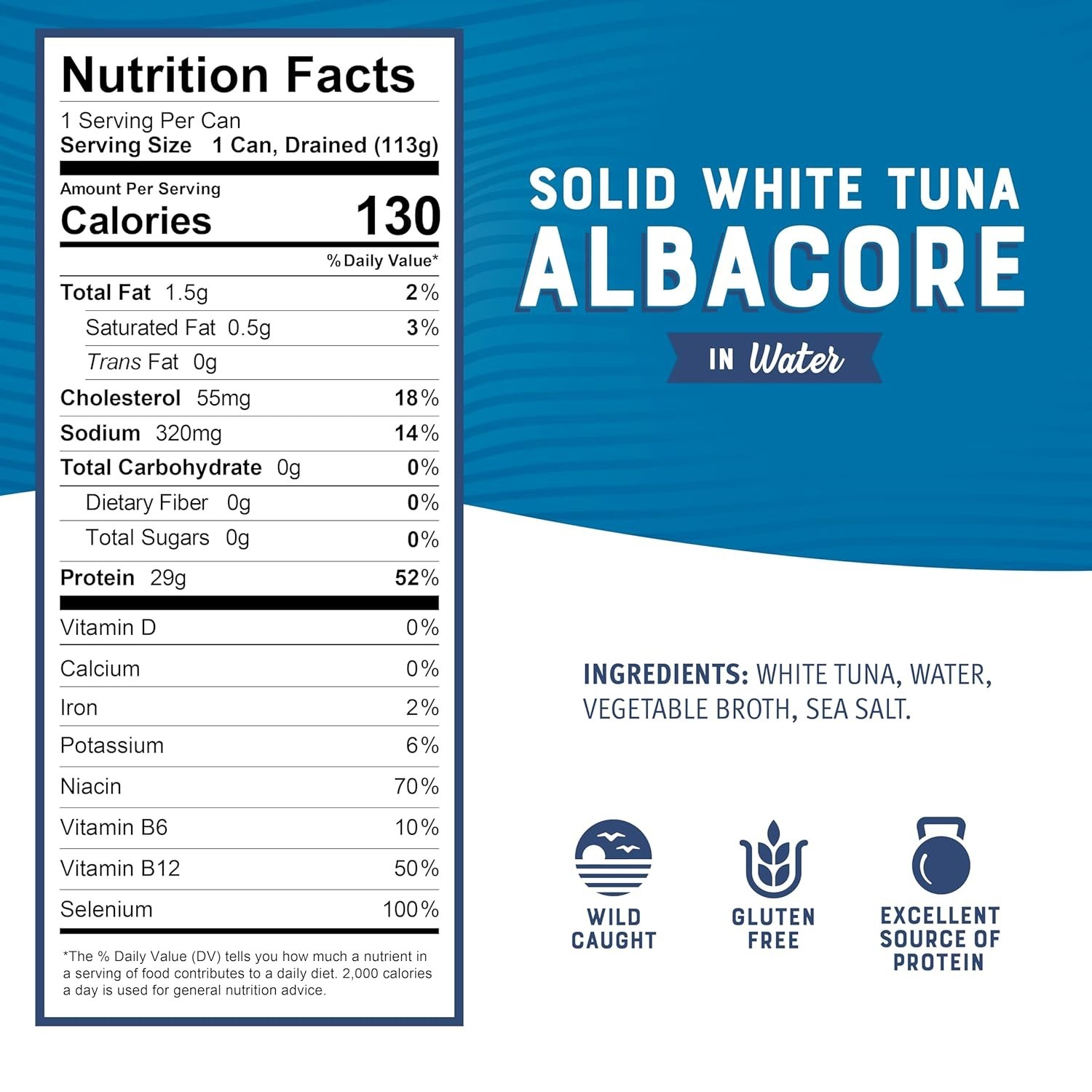 Bumble Bee Solid White Albacore Tuna in Water, 5 oz Can (Pack of 24)