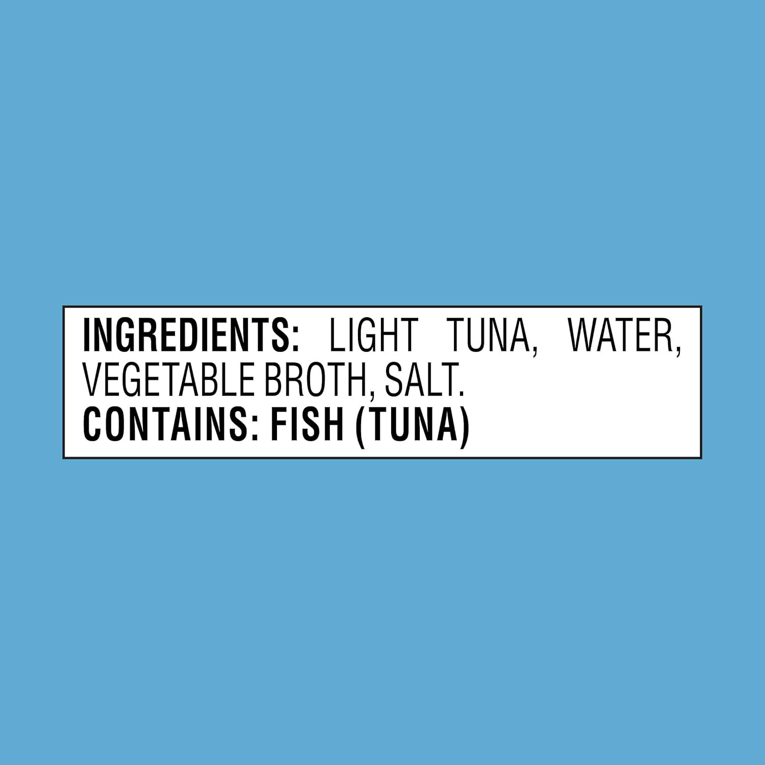 Reduced Sodium Chunk Light Tuna in Water, 2.6 oz Pouch (24 Pack) Ready to Eat Wi