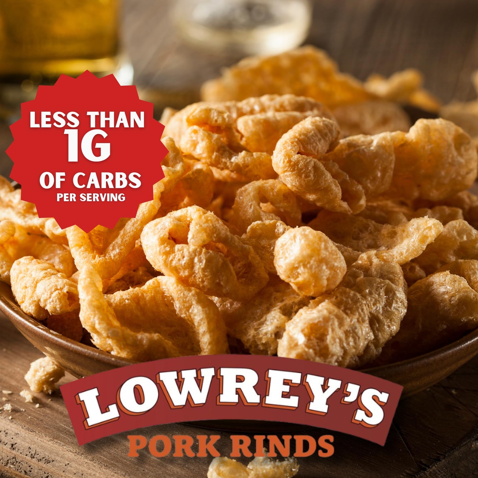 Bacon Curls Microwave Pork Rinds (Chicharrones), Hot & Spicy, 1.75 Ounce (Pac…