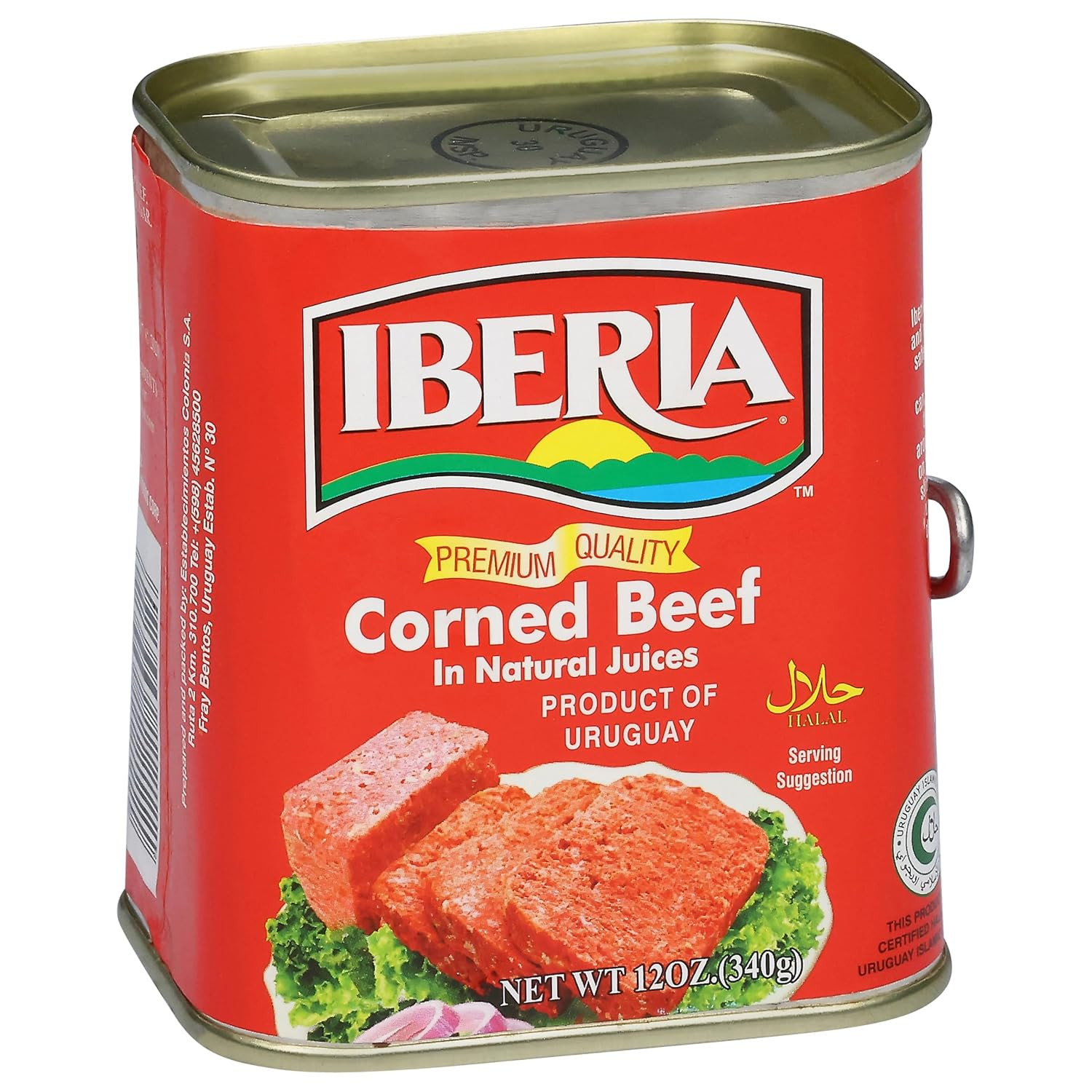Corned Beef, 12 Oz, Premium Quality Corned Beef with Natural Juices, Halal