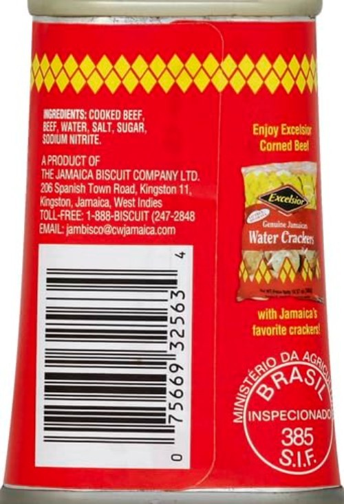 Corned Beef in Natural Juices, 12 Ounce Pack of 4