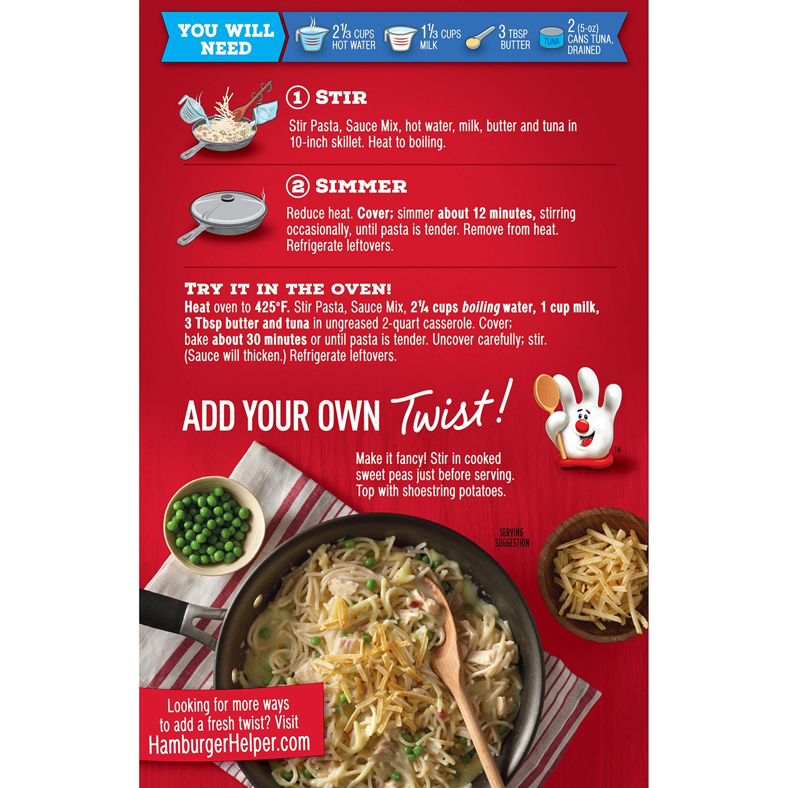Betty Crocker Tuna Helper, Tetrazzini, 7.3 Ounce Pack of 1
