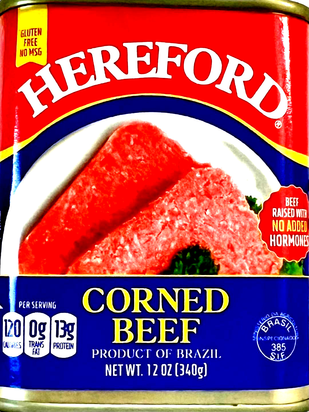 HereFord Corned Beef 12 oz ( Pack of 12 )~9/2026