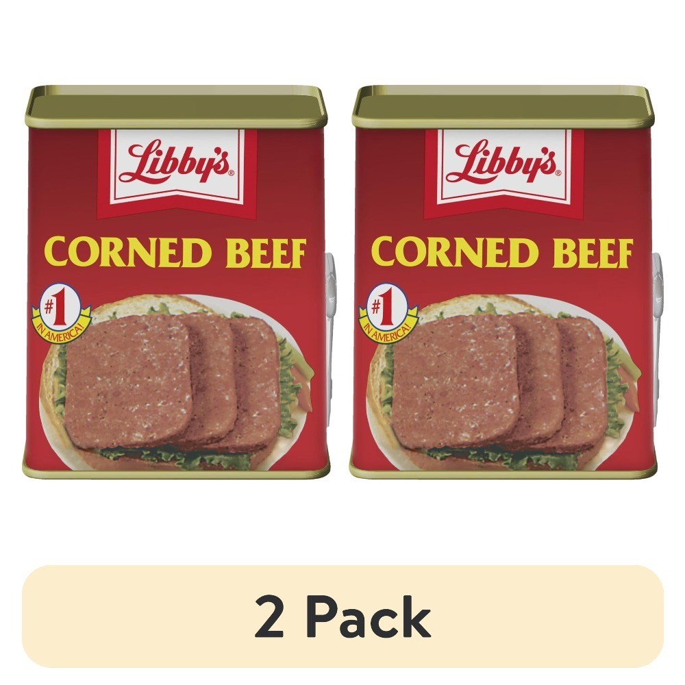 Canned Corned Beef 12 oz High Protein 14g per Serving 2 Pack