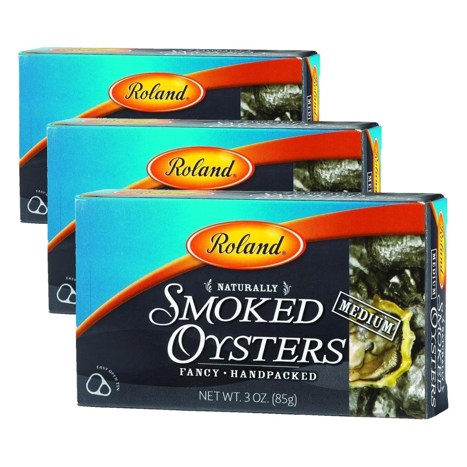 Cherrywood Smoked Oysters in Oil, Wild Caught, 3oz x 3