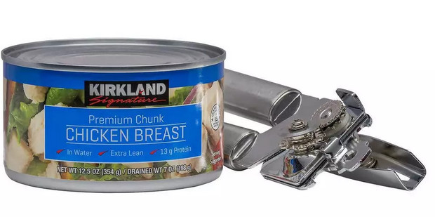 Kirkland Signature chicken breast, packed in water, premium chunk, 6 12.5-ounce