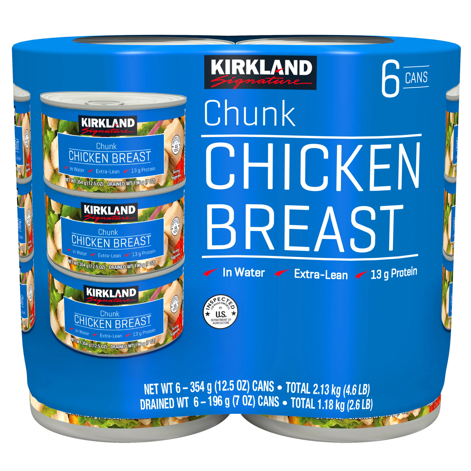 Kirkland Signature, Chicken Breast, 12.5 oz, 6-Count