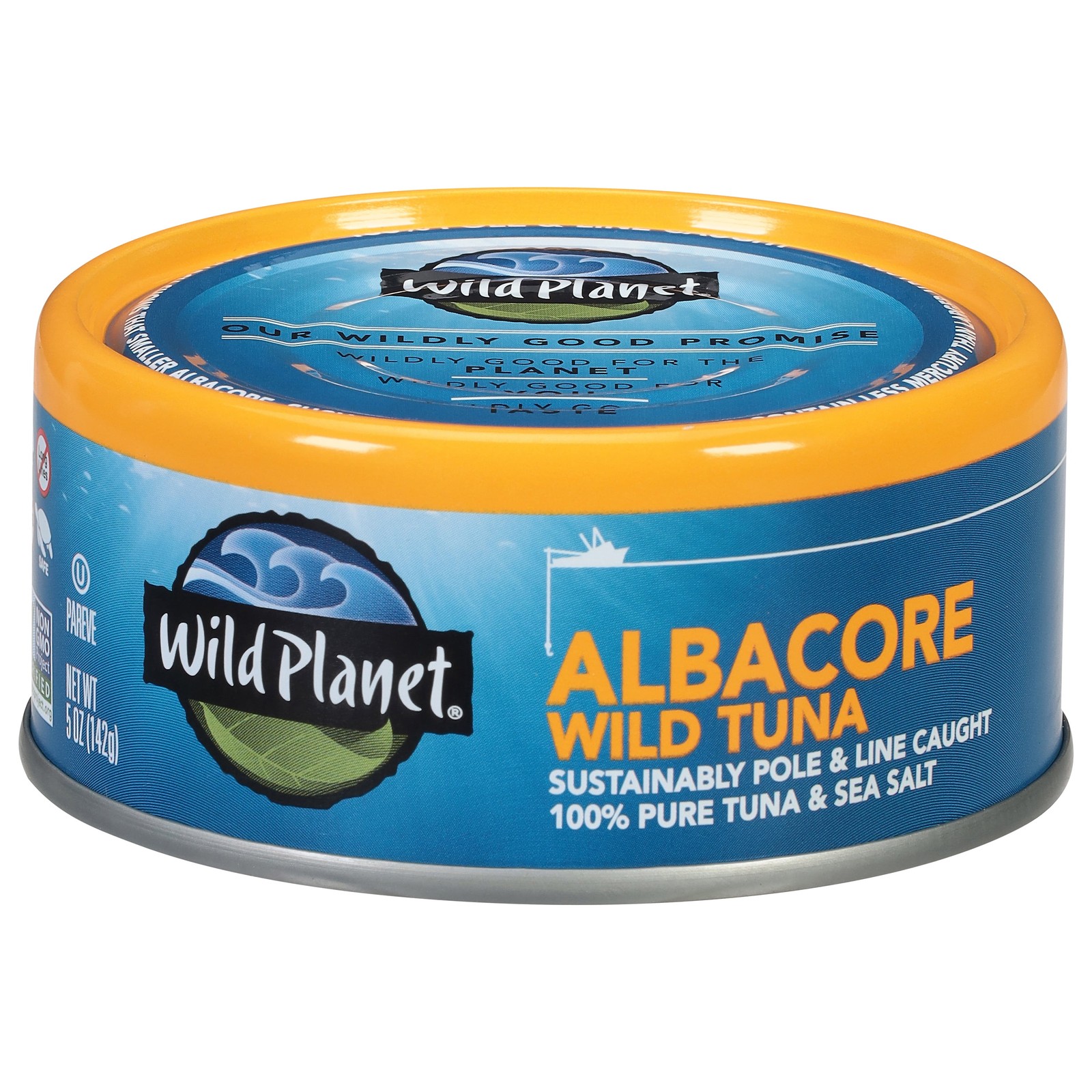 Wild Albacore Tuna in Sea Salt 5 oz Canned Fish 3 Pack