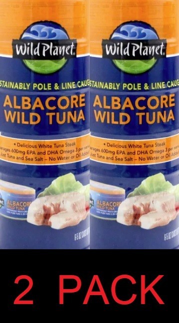 Wild Planet Albacore Wild Tuna 5 oz per can – 6-Count – 2 PACK