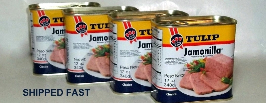 4 Tulip Pork Luncheon Meat Jamonilla Fully Cooked Sandwich Spread Denmark Snack