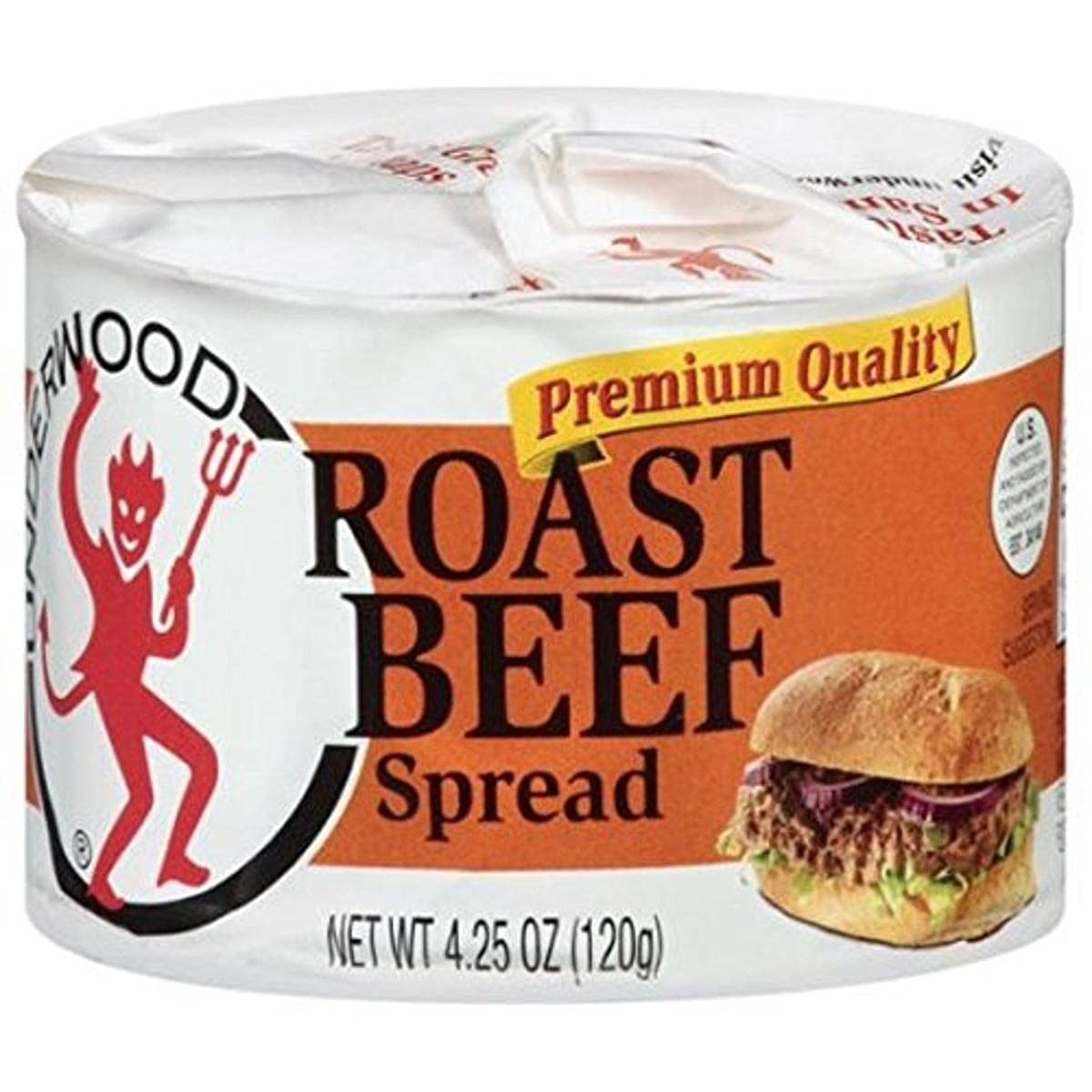 Underwood Roast Beef Spread 425 Ounce Convenient Pack for Hearty Sandwiches