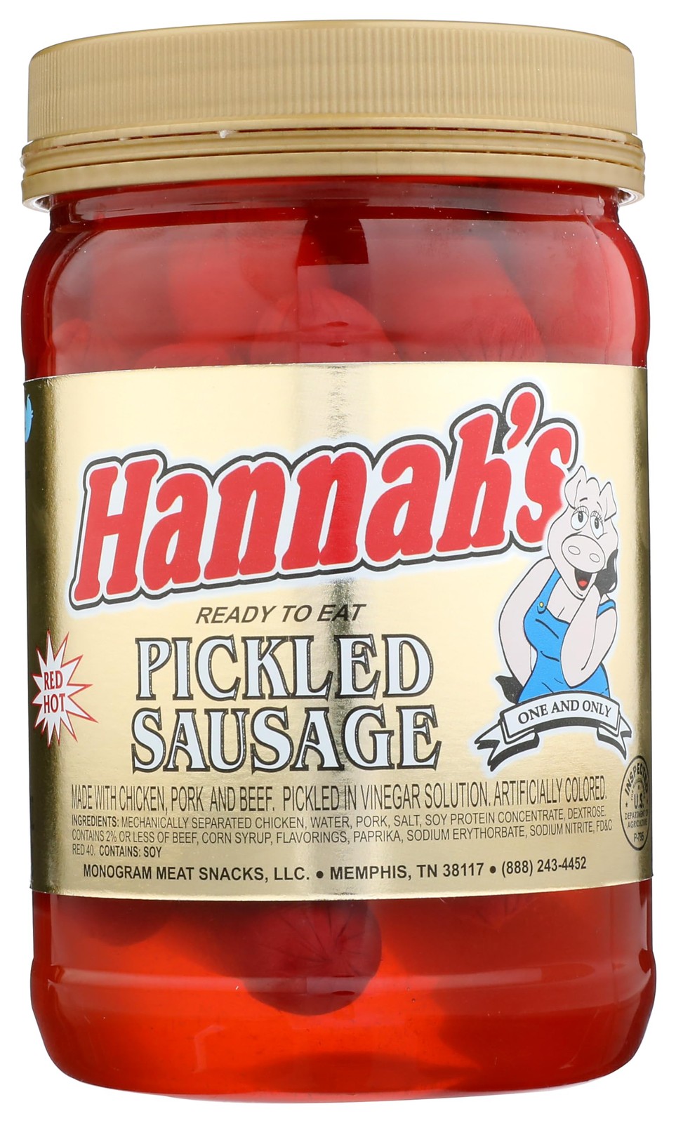 PICKLED SAUSAGE 16oz. JAR