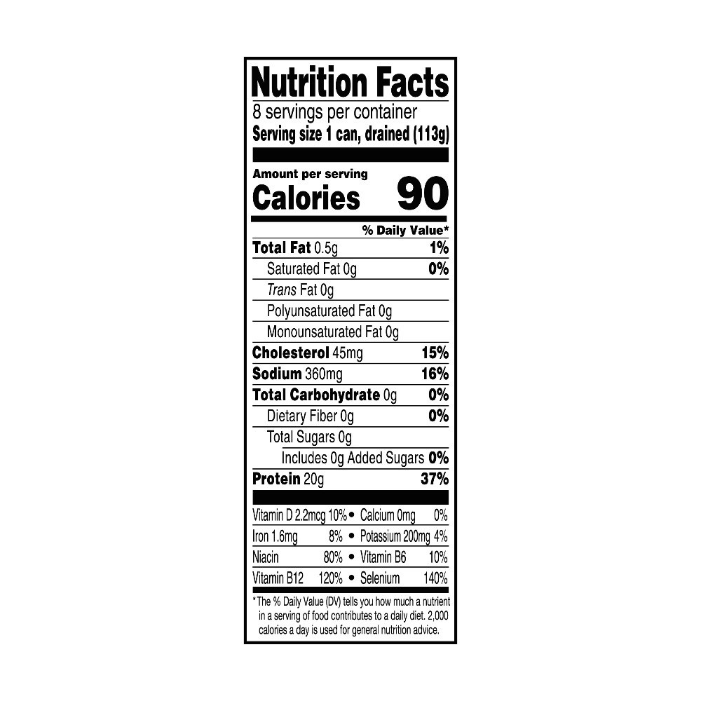 5 Oz Chunk Light Tuna Canned in Water Multipack of 8 Cans