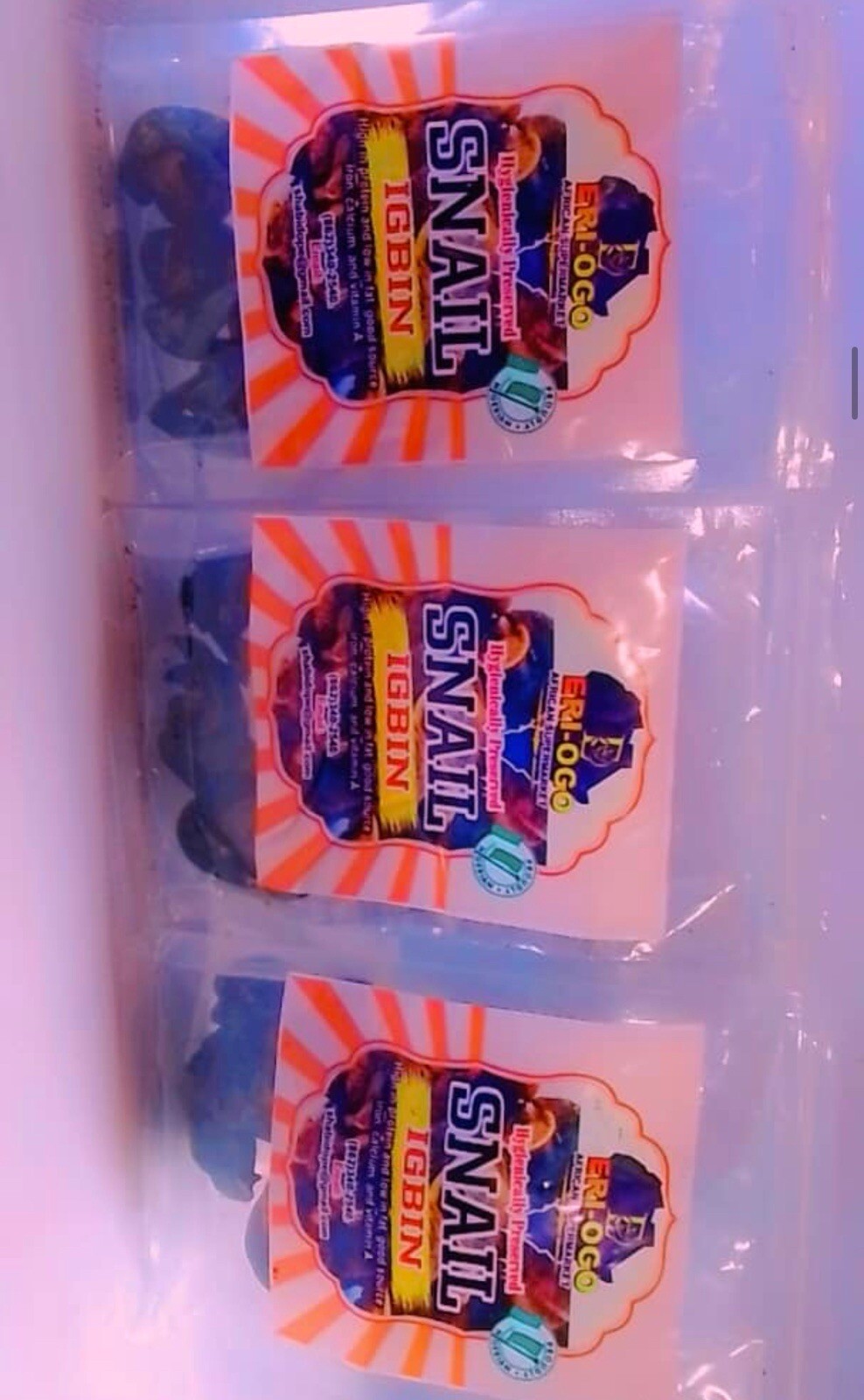 Dry Snails- Jumbo & Medium-6 & 12pieces/pack