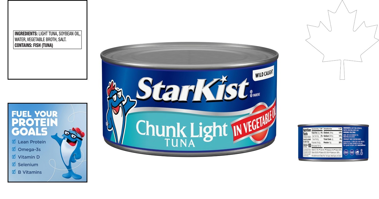 Versatile 12 Oz Chunk Light Tuna in Savory Vegetable Oil – Gluten Free Goodness