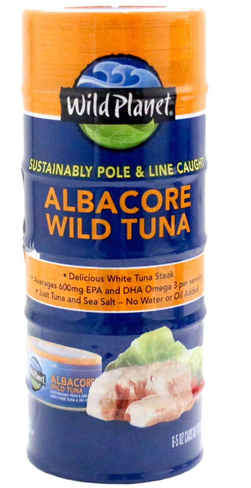 Wild Planet, Albacore Wild Tuna, 5 oz, 6-Count