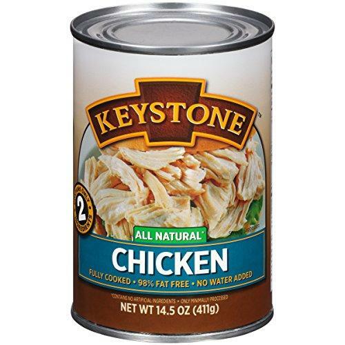 Keystone Meats All Natural Canned Chicken, 14.5 Ounce