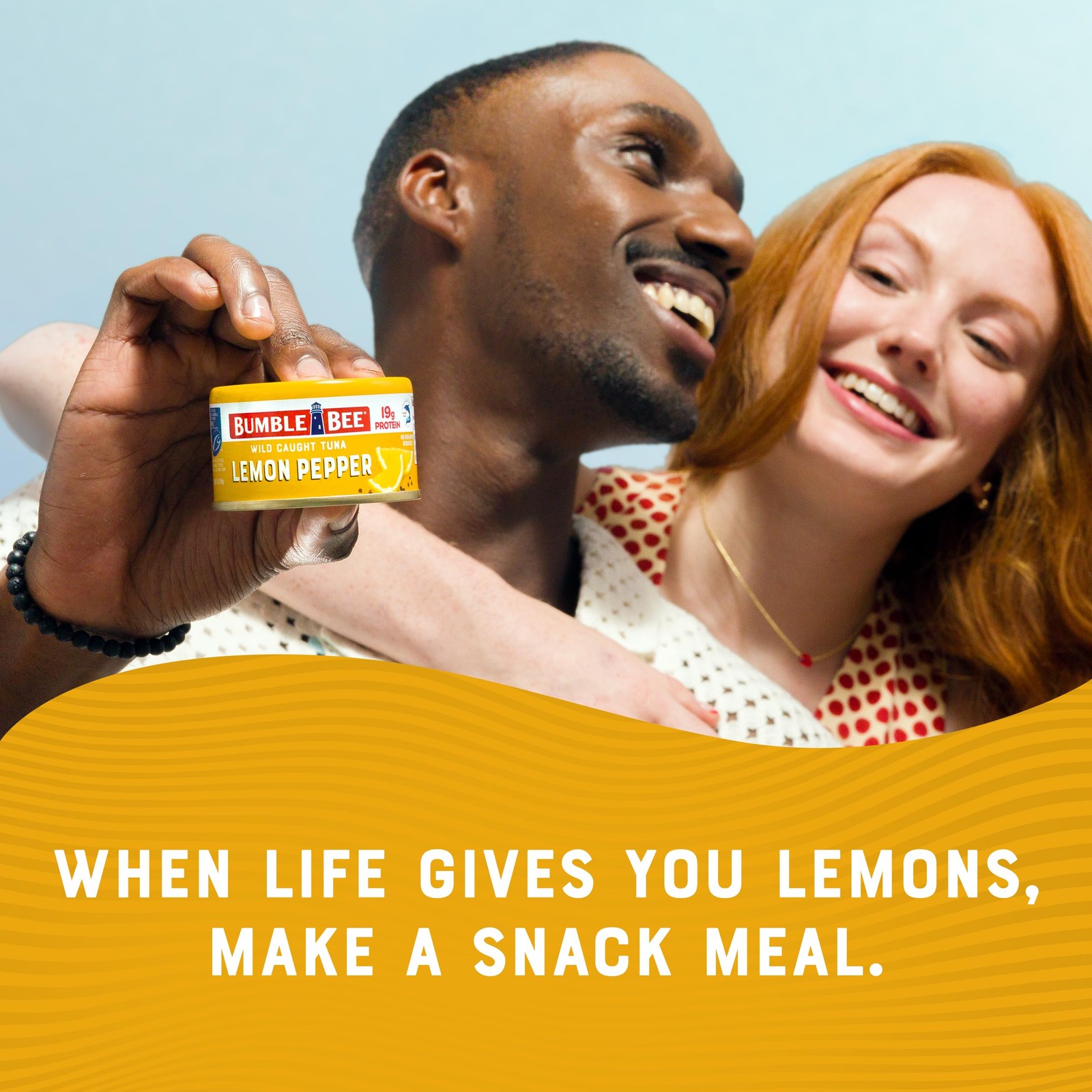 Bumble Bee Snackers Lemon Pepper 19g Protein per Serving No Draining, Ready…