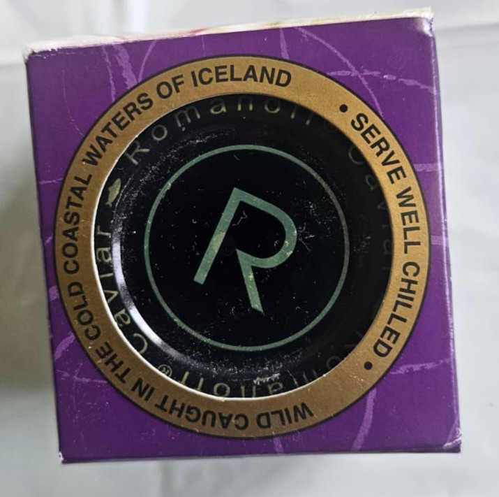 Romanoff Lumpfish Black Caviar – 2 oz