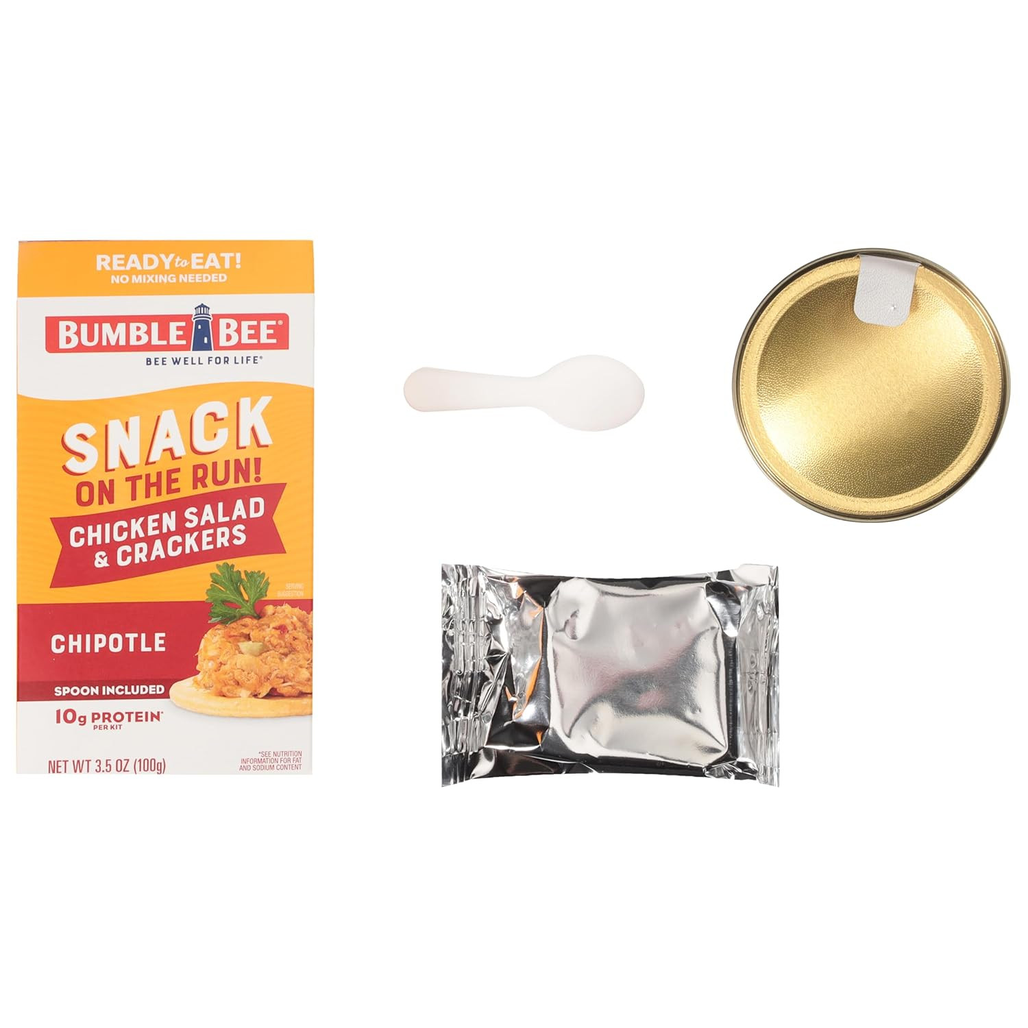 Snack On The Run Chipotle Chicken Salad with Crackers Kit, 3.5 oz (Case of 12) –