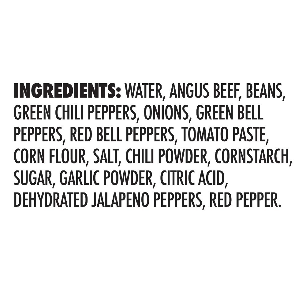 (6 pack) Angus Beef Chili with Beans 15 oz. Can Savory