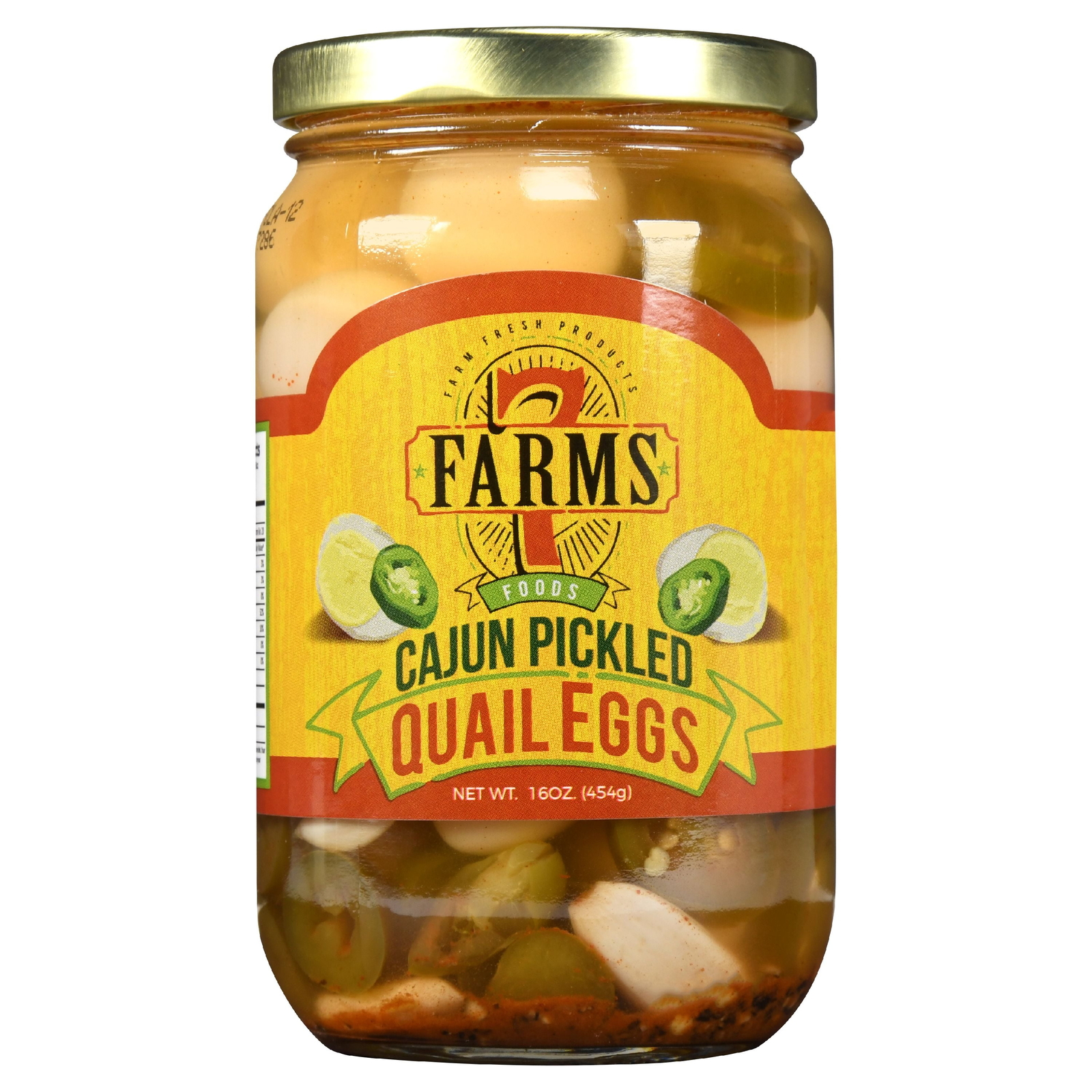 7 Farms Cajun Pickled Quail Eggs