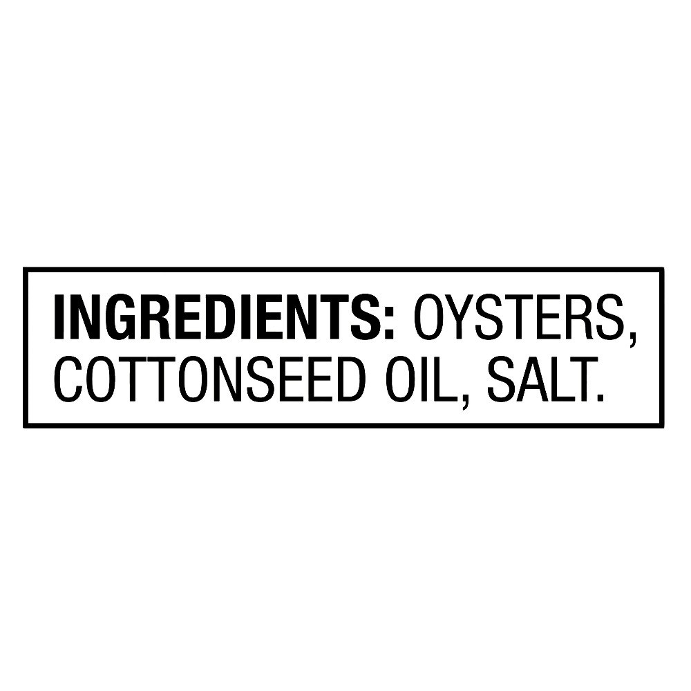 Smoked Oysters in Pure Olive Oil Canned Seafood 3.75 oz 4 Pack