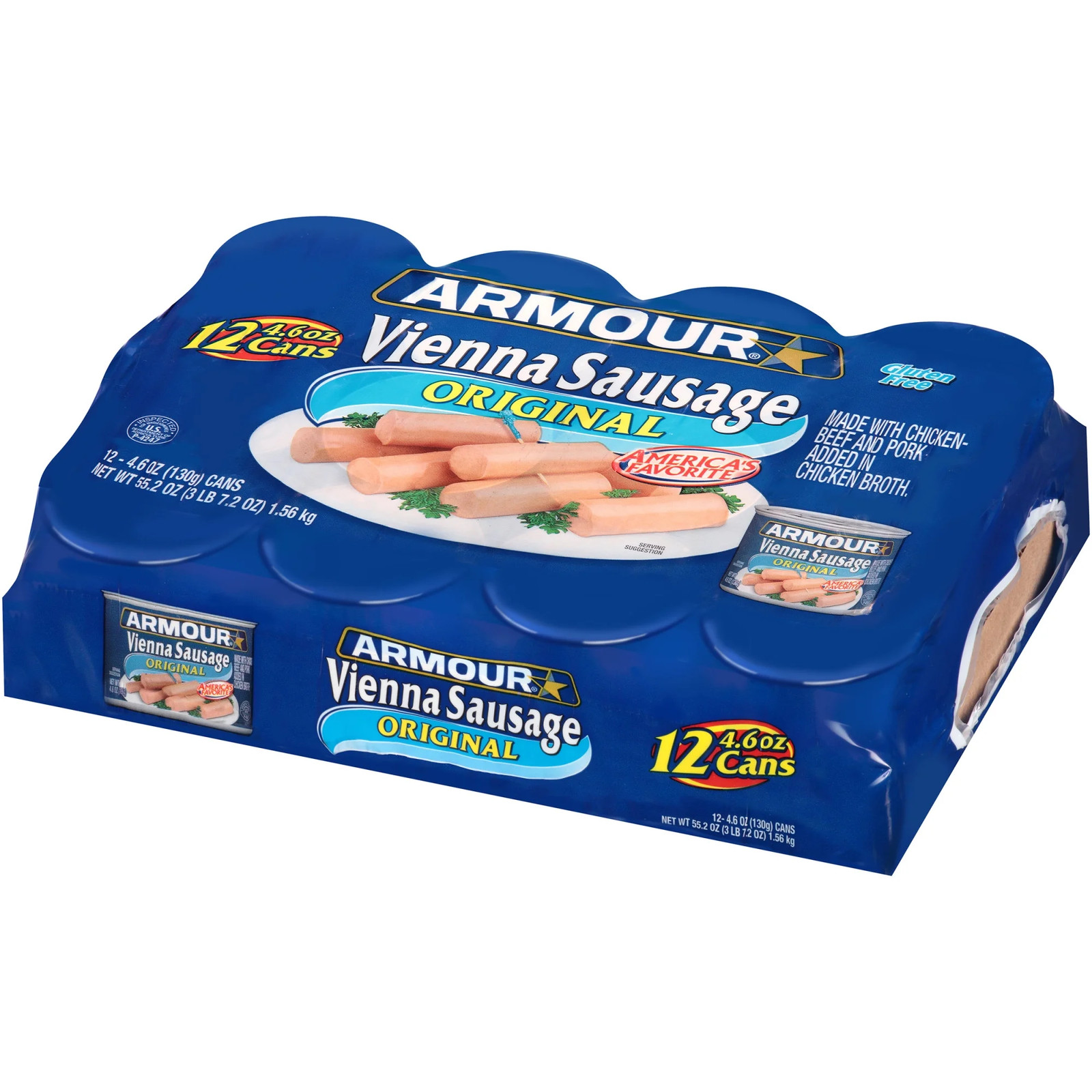 Original Vienna Sausage, Original, 4.6 Oz Can, 12 Count