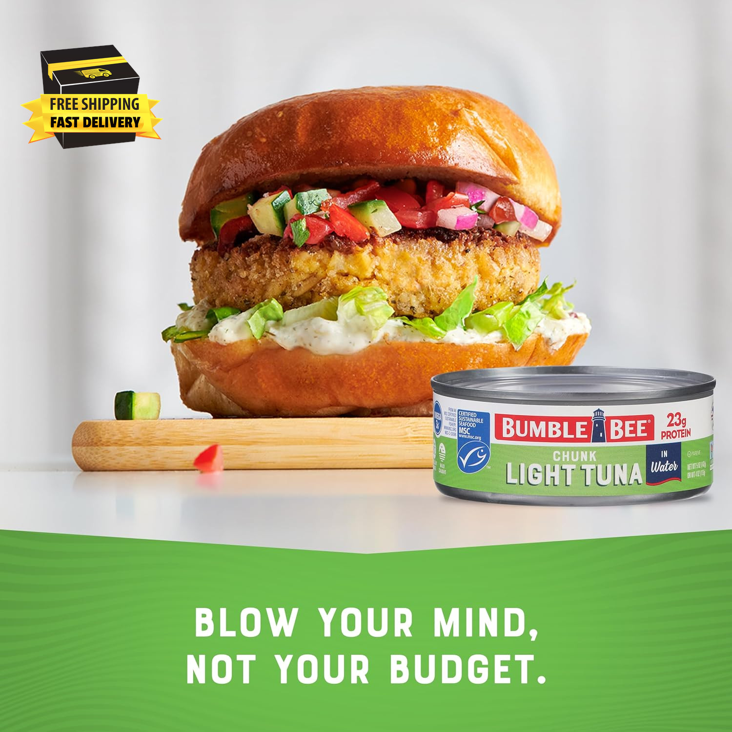 Chunk Light Tuna in Water, 5 Oz Cans (Pack of 24) – Wild Caught Skipjack Tuna –
