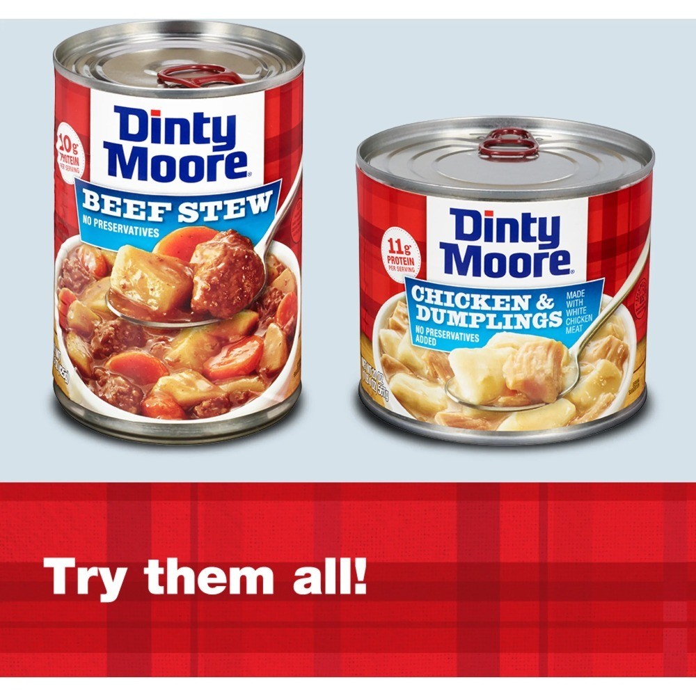 Shelf Stable Chicken and Dumplings Meal Steel Can 20 oz 8 Pack