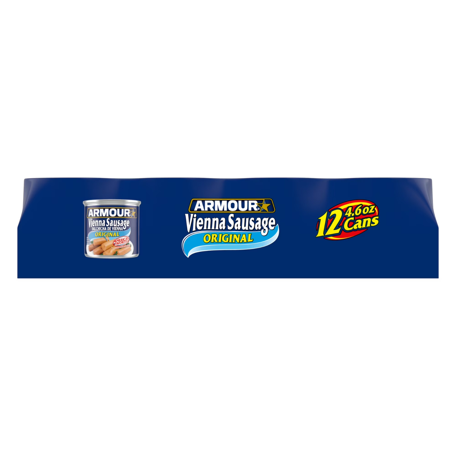 Armour Original Vienna Sausage, Original, 12g Protein Per Serving, 4.6 oz Can@@