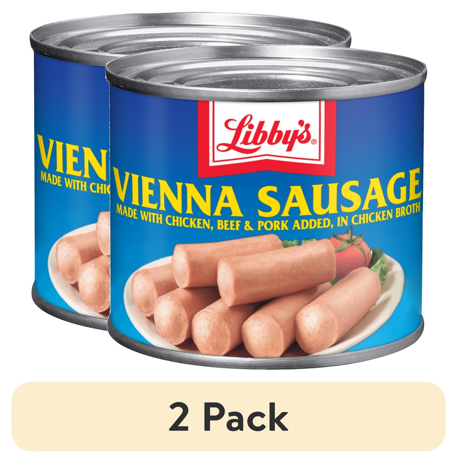 New (12 pack) Libby’s Vienna Sausage in Chicken Broth, 4.6 oz Can