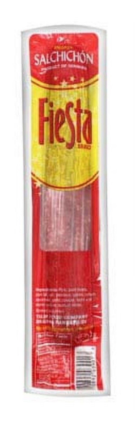 (2 PACKS 7oz.ea) FIESTA SMOKED SALCHICHON COOKED READY TO EAT SALCHICHON
