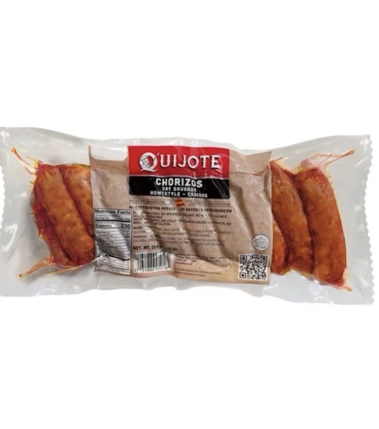 Quijote Chorizo Casero, 26.4 oz