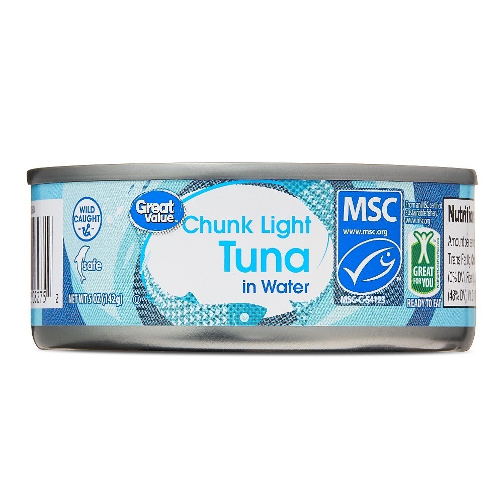 Chunk Light Tuna in Water 5 oz Canned Fish 48 Pack Bulk Pantry Stock