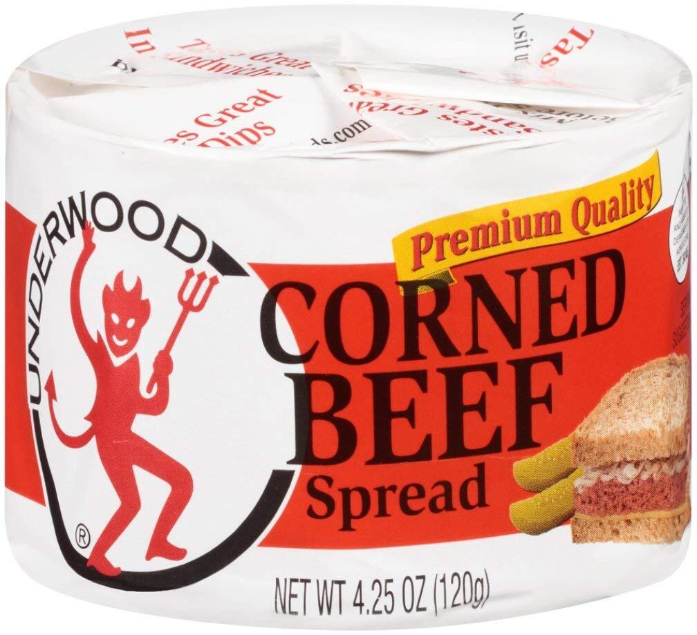 Underwood Corned Beef Spread 25 Ounce Can Pack Of 12 Premium Quality Meat